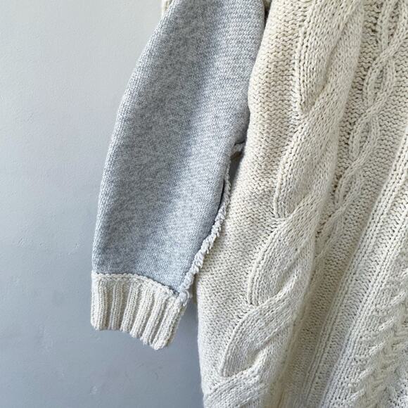 Solutions Cozy Knit Hoodie/Sweater Hybrid Size Medium EUC - Picture 3 of 12